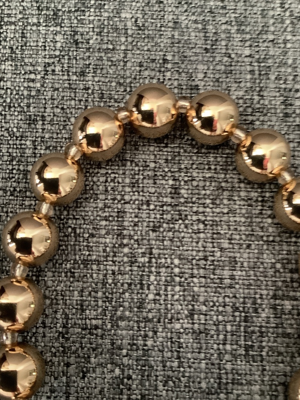 Park Lane Gold-Tone Beaded Bracelet with Red Cherry, Green Leaf and Pearl Charm - Picture 4 of 4